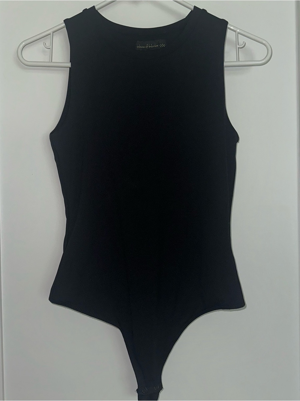 House Of Harlow 1960 Sz Small Classic Black Snap Leotard